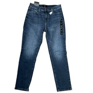 Banana Republic Curvy Girlfriend Dark Blue Jeans Size 27/4